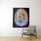 風と炎、ペガサスとユニコーン タペストリー (インサイチュ)