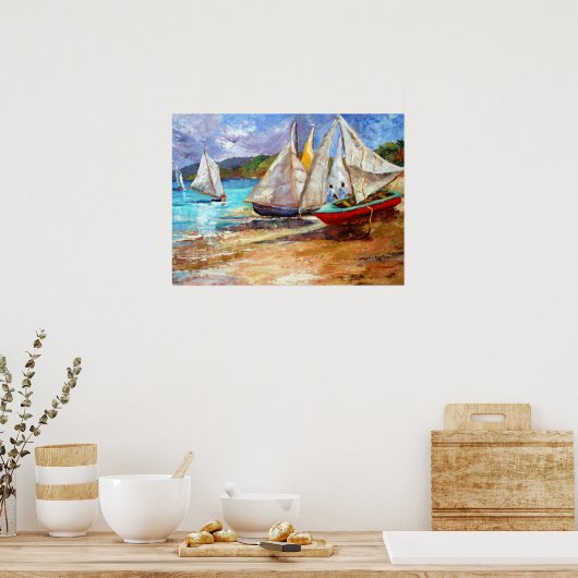 風と祈りの言葉 ポスター (キッチン)