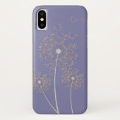 風と美し芸術的いタンポポ Case-Mate iPhoneケース (裏面)