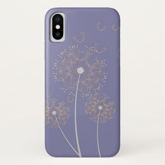 風と美し芸術的いタンポポ Case-Mate iPhoneケース (裏面)