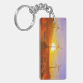 風によって動力を与えられる キーホルダー (正面左)