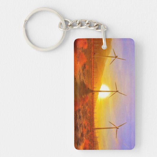 風によって動力を与えられる キーホルダー (正面)