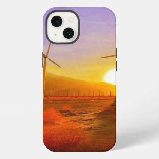 風によって動力を与えられる iPhoneケース (裏面)
