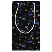 風によって吹かれる花パターン スモールペーパーバッグ (正面)