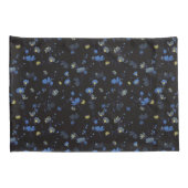 風によって吹かれる花パターン 枕カバー (裏面-右)