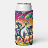 風に乗る |エイリアンディスクゴルフ スリム缶クーラー (Seltzer正面)