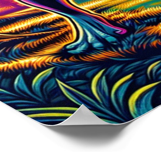 風に乗る |エイリアンディスクゴルフ ポスター (角)