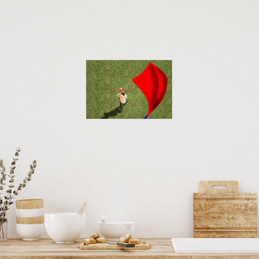 風に乗る ポスター (キッチン)