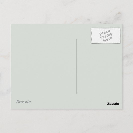 風に吹かれた人魚のポストカード ポストカード (裏面)