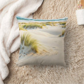 風に吹かれた砂と砂丘 クッション (ブランケット)