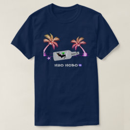 風に吹かれて旅するH2Oホーボー Tシャツ