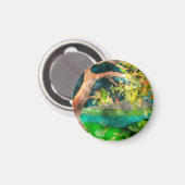 風に吹かれる木 マグネット (正面/裏面)