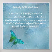 風に吹かれる蝶 ポスター (正面)