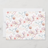 風に吹かれる |ビーチ結婚式写真の保存 セーブザデート (裏面)