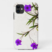 風に吹く紫の花 Case-Mate iPhoneケース (裏面)