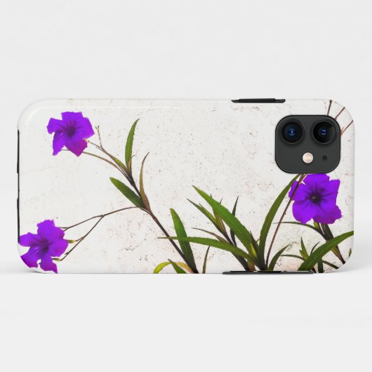 風に吹く紫の花 Case-Mate iPhoneケース (裏面(横))