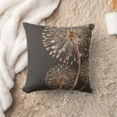 風に吹弱い花が咲く クッション (ブランケット)