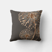 風に吹弱い花が咲く クッション (裏面)