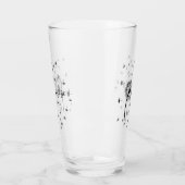 風に流れるタンポポの種 タンブラーグラス (左)