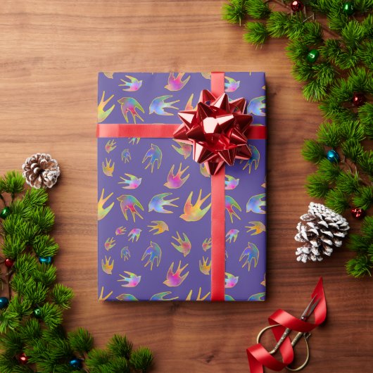 風に舞う月光 ラッピングペーパー (クリスマスギフト)