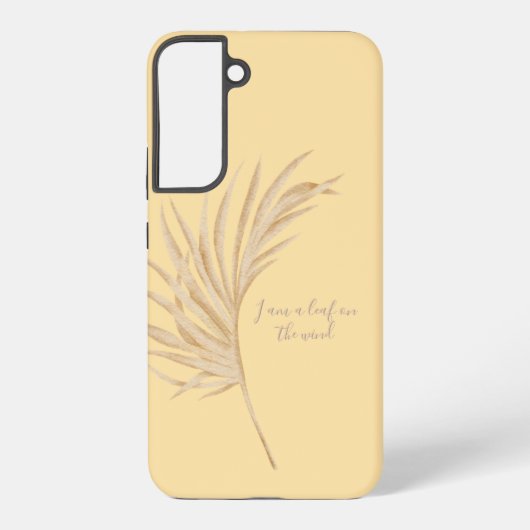 風に舞う葉 SAMSUNG GALAXYケース (裏面)
