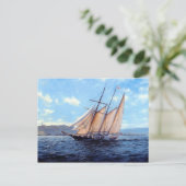 風に逆らって三人の主人が ポストカード (スタンド正面)