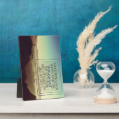 風に逆らって フォトプラーク (側面)