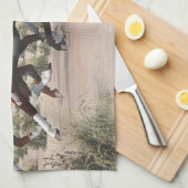 風のような操業-疾走するペンキの馬 キッチンタオル (四つ折り)