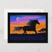 風のように解放される ポストカード (正面/裏面)