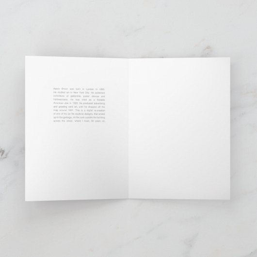 風のクリスマスのDecoのリースの買物客 シーズンカード (内部)