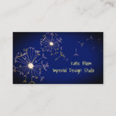 風のタンポポ 名刺 (正面)