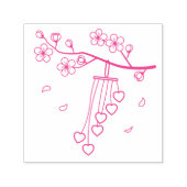 風のチャイム セルフインキングスタンプ (デザイン)