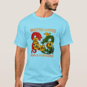 風のマスター・竜の馴者 麻雀 Tシャツ (正面)