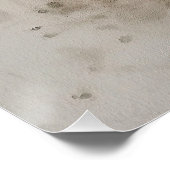 風の中でラフCollie犬001 - Yacobsen Derosa ポスター (コーナー)