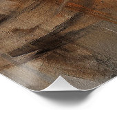 風の中でラフCollie犬002 - Yacobsen Derosa ポスター (コーナー)