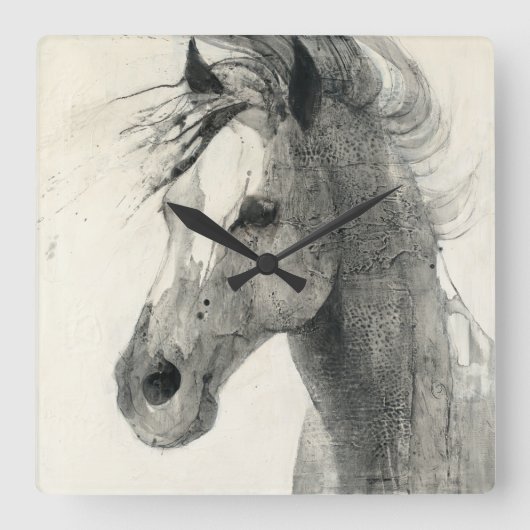 風の中で2 スクエア壁時計 (正面)