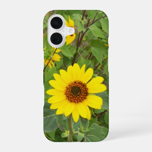 風の中のひまわり, iPhone 16ケース (裏面)