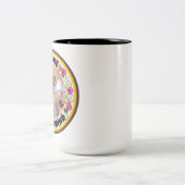 風の中のキャンドル2トーン ツートーンマグカップ (中央)