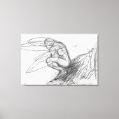 風の中のピクシー・ダスト キャンバスプリント (正面)