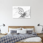 風の中のピクシー・ダスト キャンバスプリント (インサイチュ (寝室))