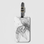 風の中のピクシー・ダスト ラゲッジタグ (正面縦)