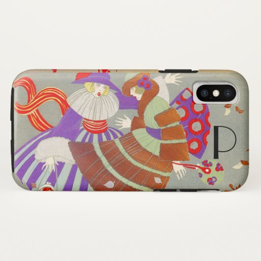 風の中の紅葉/美しいファッションモノグラム Case-Mate iPhoneケース (裏面(横))