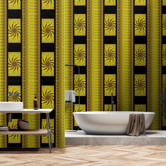 風の中の花1 壁紙 (浴室)