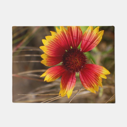 風の中の花 ドアマット (正面)