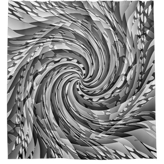 風の中..... シャワーカーテン (正面)