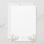 風の写真の誕生の発表の愛 案内状 (裏面)