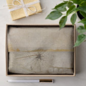 風の切り離しに漂うタンポポ 薄葉紙 (ギフト)