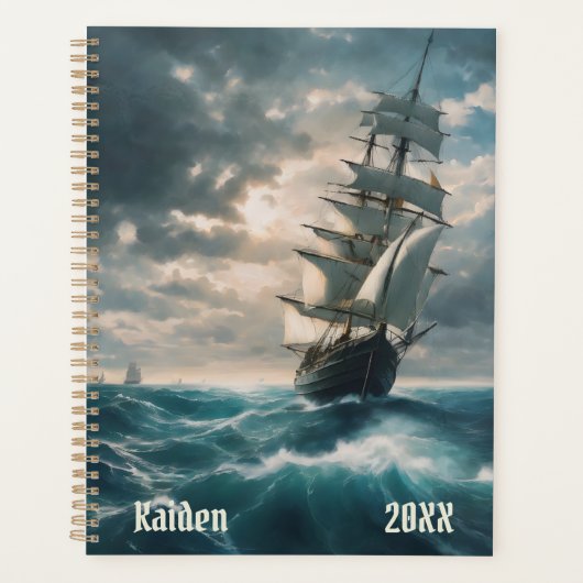 風の前 プランナー手帳 (正面)