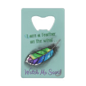 風の吹き付け クレジットカード栓抜き (裏面)