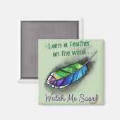 風の吹き付け マグネット (正面/裏面)